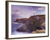 Lighthouse Cabo Mayor Near Santander, Kantabrien, Spain-Rainer Mirau-Framed Photographic Print