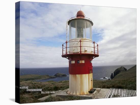 Lighthouse, Cape Horn Island, Chile, South America-Ken Gillham-Stretched Canvas