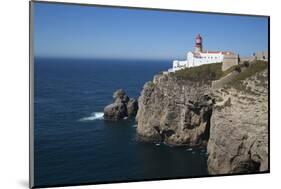 Lighthouse, Cape San Vicente, Sagres, Algarve, Portugal, Europe-Richard Maschmeyer-Mounted Photographic Print