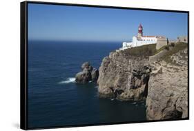 Lighthouse, Cape San Vicente, Sagres, Algarve, Portugal, Europe-Richard Maschmeyer-Framed Stretched Canvas