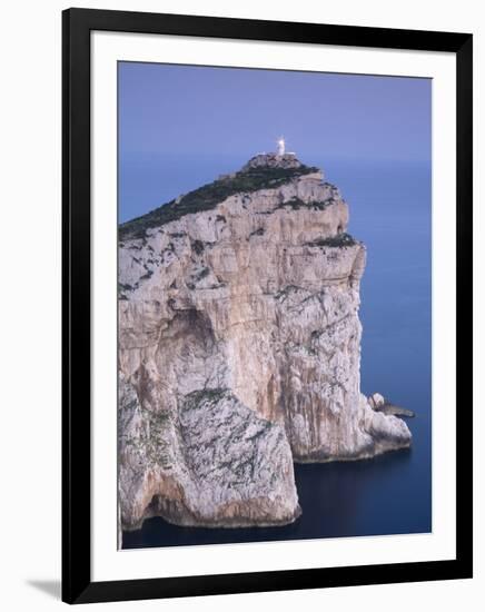 Lighthouse, Capo Caccia, Sardinia, Italy-Doug Pearson-Framed Photographic Print