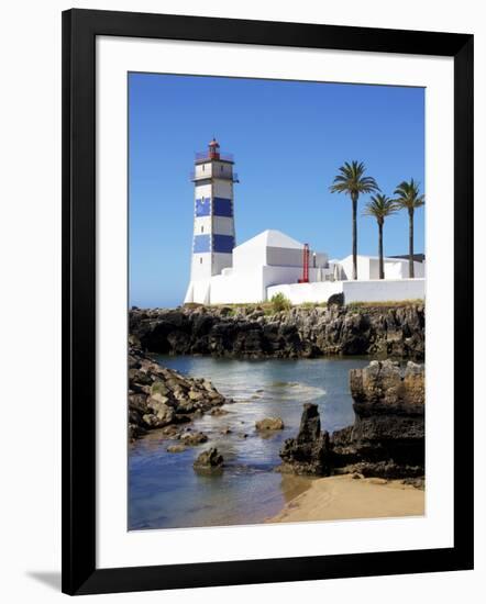 Lighthouse, Cascais, Portugal, Europe-Jeremy Lightfoot-Framed Photographic Print