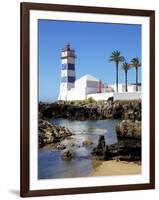 Lighthouse, Cascais, Portugal, Europe-Jeremy Lightfoot-Framed Photographic Print