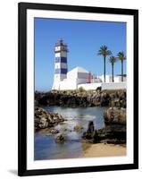 Lighthouse, Cascais, Portugal, Europe-Jeremy Lightfoot-Framed Photographic Print