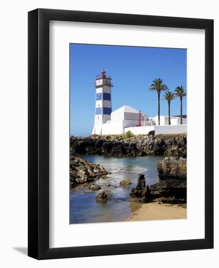 Lighthouse, Cascais, Portugal, Europe-Jeremy Lightfoot-Framed Photographic Print