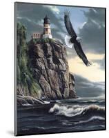 Lighthouse Cliff-Kevin Daniel-Mounted Giclee Print