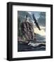 Lighthouse Cliff-Kevin Daniel-Framed Art Print