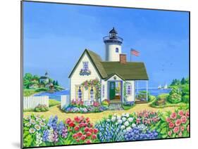 Lighthouse Cottage-Geraldine Aikman-Mounted Giclee Print