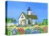 Lighthouse Cottage-Geraldine Aikman-Stretched Canvas