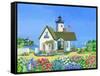 Lighthouse Cottage-Geraldine Aikman-Framed Stretched Canvas