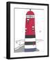 Lighthouse - Delmare-Sandra Jacobs-Framed Giclee Print