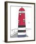 Lighthouse - Delmare-Sandra Jacobs-Framed Giclee Print