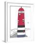 Lighthouse - Delmare-Sandra Jacobs-Framed Giclee Print