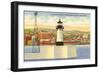 Lighthouse, Duluth Harbor, Minnesota-null-Framed Art Print