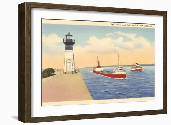 Lighthouse, Erie, Pennsylvania-null-Framed Art Print