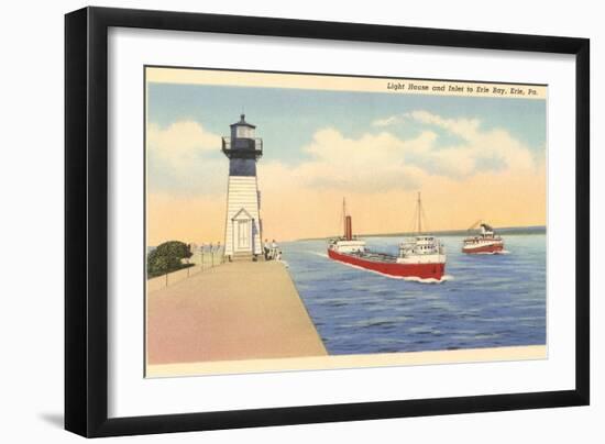Lighthouse, Erie, Pennsylvania-null-Framed Art Print