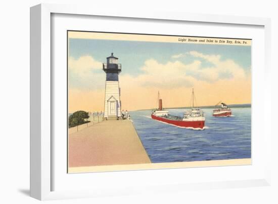 Lighthouse, Erie, Pennsylvania-null-Framed Art Print