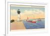 Lighthouse, Erie, Pennsylvania-null-Framed Premium Giclee Print