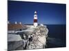 Lighthouse, Europa Point, Gibraltar, Spain-Walter Bibikow-Mounted Photographic Print