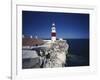 Lighthouse, Europa Point, Gibraltar, Spain-Walter Bibikow-Framed Photographic Print