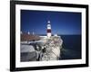 Lighthouse, Europa Point, Gibraltar, Spain-Walter Bibikow-Framed Photographic Print