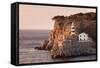 Lighthouse Far De Sa Creu at Sunset-Markus Lange-Framed Stretched Canvas