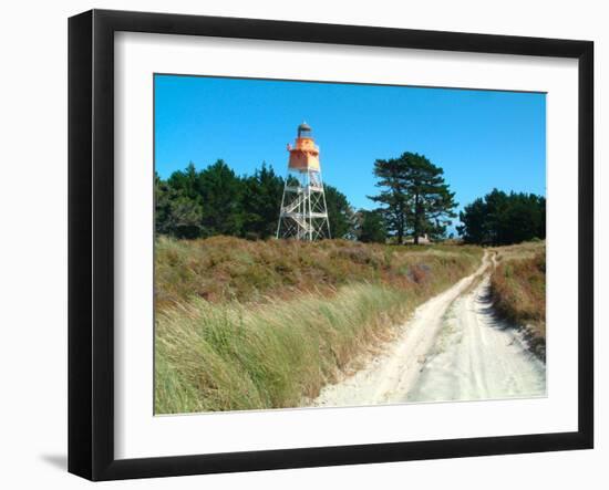 Lighthouse, Farewell Spit, New Zealand-William Sutton-Framed Photographic Print