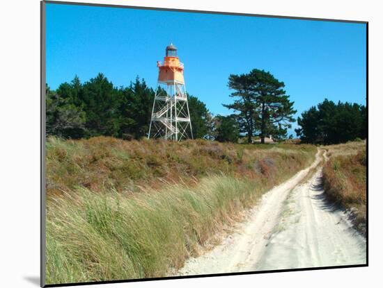Lighthouse, Farewell Spit, New Zealand-William Sutton-Mounted Photographic Print