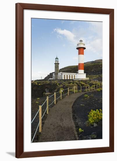 Lighthouse Faro De Fuencaliente, Island La Palma, Canary Islands, Spain-Rainer Mirau-Framed Photographic Print