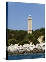 Lighthouse, Fiskardo, Kefalonia (Cephalonia), Ionian Islands, Greek Islands, Greece-R H Productions-Stretched Canvas