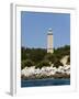 Lighthouse, Fiskardo, Kefalonia (Cephalonia), Ionian Islands, Greek Islands, Greece-R H Productions-Framed Photographic Print