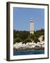 Lighthouse, Fiskardo, Kefalonia (Cephalonia), Ionian Islands, Greek Islands, Greece-R H Productions-Framed Photographic Print