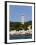 Lighthouse, Fiskardo, Kefalonia (Cephalonia), Ionian Islands, Greek Islands, Greece-R H Productions-Framed Photographic Print