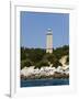 Lighthouse, Fiskardo, Kefalonia (Cephalonia), Ionian Islands, Greek Islands, Greece-R H Productions-Framed Photographic Print