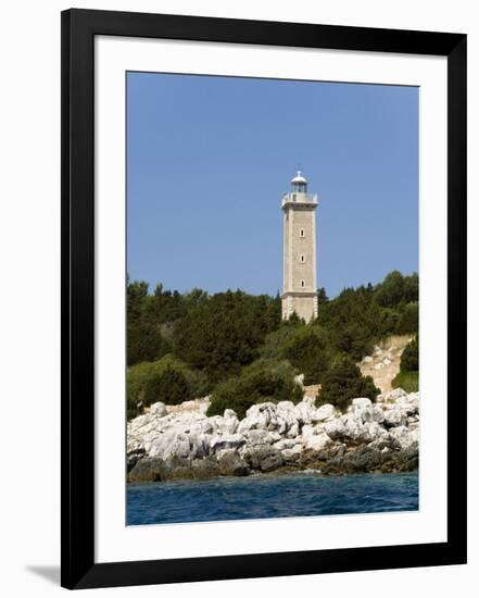 Lighthouse, Fiskardo, Kefalonia (Cephalonia), Ionian Islands, Greek Islands, Greece-R H Productions-Framed Photographic Print