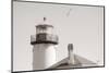 Lighthouse Fly Over-Nathan Larson-Mounted Photographic Print