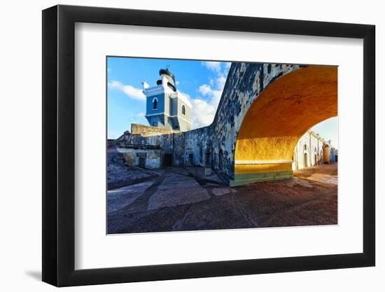 Lighthouse, Fort El Morro,San Juan, Puerto-George Oze-Framed Photographic Print