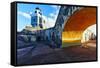 Lighthouse, Fort El Morro,San Juan, Puerto-George Oze-Framed Stretched Canvas