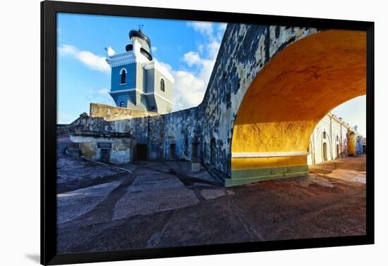 Lighthouse, Fort El Morro,San Juan, Puerto-George Oze-Framed Photographic Print