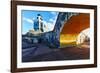 Lighthouse, Fort El Morro,San Juan, Puerto-George Oze-Framed Photographic Print