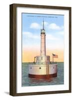 Lighthouse, Green Bay, Wisconsin-null-Framed Art Print