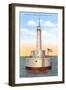 Lighthouse, Green Bay, Wisconsin-null-Framed Art Print