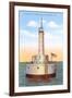 Lighthouse, Green Bay, Wisconsin-null-Framed Art Print