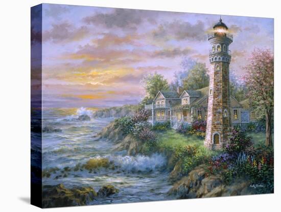 Lighthouse Haven 2-Nicky Boehme-Stretched Canvas
