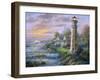 Lighthouse Haven 2-Nicky Boehme-Framed Giclee Print