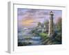 Lighthouse Haven 2-Nicky Boehme-Framed Giclee Print