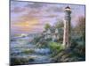 Lighthouse Haven 2-Nicky Boehme-Mounted Giclee Print
