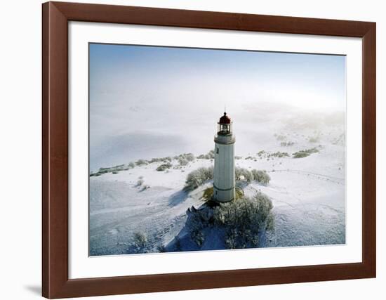 Lighthouse, Hidensee Island, Germany-Eller Brock-Framed Art Print