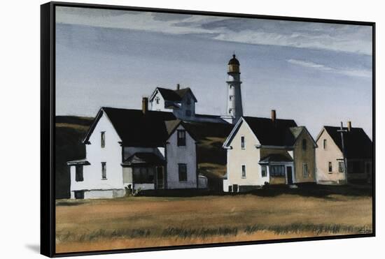 Lighthouse Hill, Cape Elizabeth, Maine-Edward Hopper-Framed Stretched Canvas