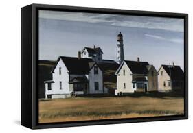 Lighthouse Hill, Cape Elizabeth, Maine-Edward Hopper-Framed Stretched Canvas